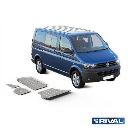 Protecciones de cárter (Juegos) Volkswagen Caravelle 2003-2009; 2009-2015; 2015-2019; 2019-; Multivan 2003-2009; 2009-2015; 2015-2019; 2019-; Transporter 2003-2009; 2009-2015; 2015-2019; 2019-; 2 l. / gasolina; 2 l. / diesel